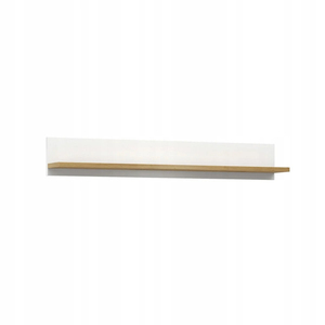 Mueble de TV Moderno <span class=keywords><strong>con</strong></span> Panel de Madera Blanca, Centro de Entretenimiento <span class=keywords><strong>con</strong></span> Estante para Libros y Gabinete de Pared, Venta al Por Mayor - Product Image 6