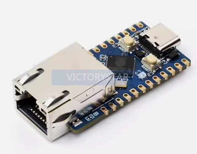 Rp2350 Chip Ethernet Port Module With Microcontroller Development Board Embedded and Easy Rp2350