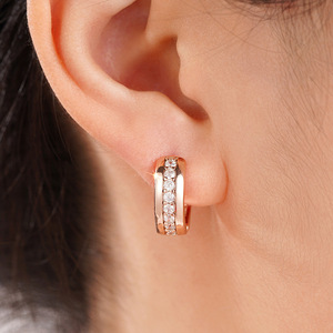 Orecchini Scintillanti dal Design Traforato per Donne, Eleganti e Raffinati Gioielli per Orecchie alla Moda - Product Image 3