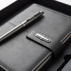 Set Regalo Aziendale di Lusso Personalizzato con Logo, Vendita all'Ingrosso, Taccuino A5, Penna, Bottiglia d'Acqua Isolata per Clienti, Dipendenti, Regali Aziendali - Product Image 5