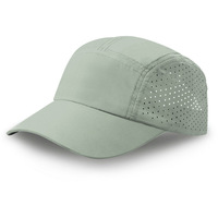 Gorra Deportiva de Rendimiento para Exteriores, de Secado Rápido, Impermeable, Transpirable, Ligera, de Poliéster y Nailon, con Malla Perforada con Láser, Ajustable