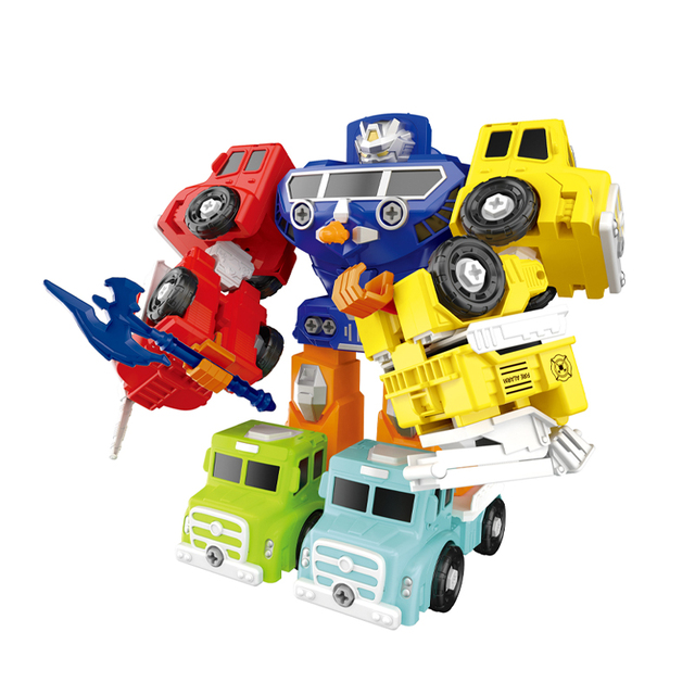 Wholesale Assemble Screw Mini Small Diy Toys Robot Car City Play Set Kid Toy