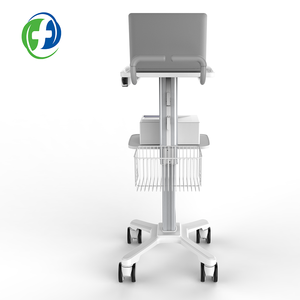 Chariot médical de conception industrielle 2019, chariot à médicaments pour hôpital, chariot pour ordinateur portable avec ECG, ABS, en alliage d'aluminium - Product Image 5
