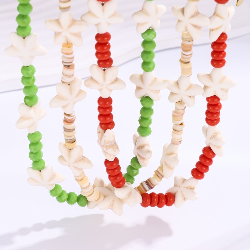 Handmade Bohemian Summer Beach Colorful Irregular