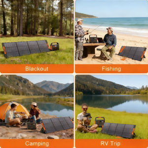 Vente flash - Panneau solaire monocristallin pliable Alecter Solar 200W certifié TUV, étanche IP65, noir, efficacité >23%, pour extérieur - Product Image 6