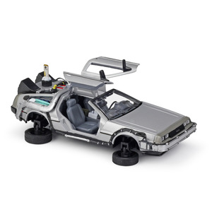 Welly 1:24 Macchina del Tempo di Ritorno al Futuro II, Modellino <span class=keywords><strong>in</strong></span> Lega Pressofusa, Controllo della Forza per Collezionisti, Regalo all'Ingrosso, Senza Batteria - Product Image 1