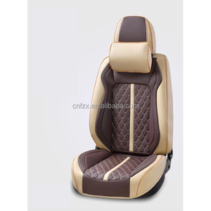 Vente en gros d'usine de sièges d'auto personnalisés de haute qualité housses en <span class=keywords><strong>cuir</strong></span> ensemble complet coussins universels de sièges d'auto de luxe - Product Image 3