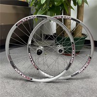 RUJIXU MTB 32H AM высокопрочные серебряные Дисковые Тормозные колеса из алюминиевого сплава для горных велосипедов