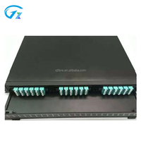 Boîtier terminal optique en aluminium Xunjie Factory FTTH OM3, module cassette MPO 12/24 cœurs, protection IP68, pour centre de données SDK, utilisation 5G