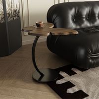 Mesa Auxiliar Moderna con Diseño de Mariposa, Mesa de Centro Multifuncional con Almacenamiento, Móvil, Ecológica y Decorativa para Apartamentos Pequeños, Sala de Estar y Hogar