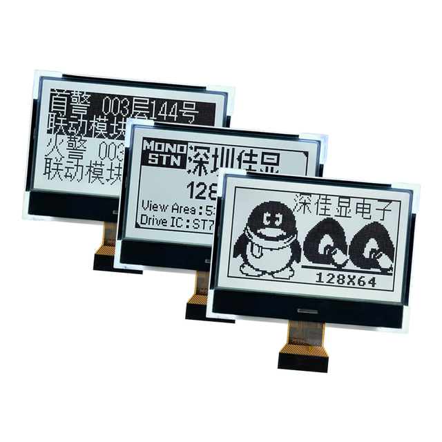 High Definition SCCdisplay SJXD12864-3435 COG Display Screen White Backlight FSTN LCD Module 128x64 3V ST7565R 29PIN Factory