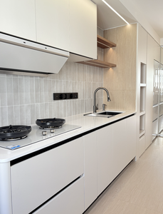 Meubles de <span class=keywords><strong>cuisine</strong></span> modernes et abordables de style Shaker blanc <span class=keywords><strong>pour</strong></span> appartement, ensemble complet <span class=keywords><strong>pour</strong></span> toute la maison - Product Image 2