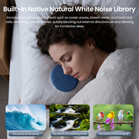 Haut-parleur d'oreiller 2026 Hot Sleep pour V5.3, mini haut-parleur sans fil fin à placer sous l'oreiller avec réglage de la durée de lecture programmée