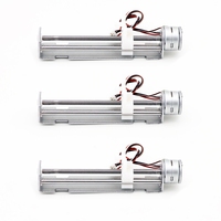 Moteur pas à pas linéaire micro QQ SM15121 15BY 6V DC NEMA 6, mini actionneur linéaire avec curseur en plastique et course de 70 mm