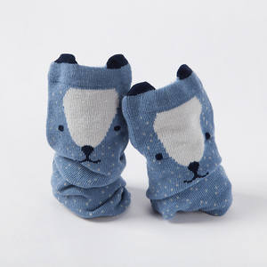 2022 dernier 3D drôle Animal Grimace créatif enfant mignon Adorable tricoté doux fille bébé chaussettes cerf ours <span class=keywords><strong>renard</strong></span> hibou équipage chaussettes - Product Image 5