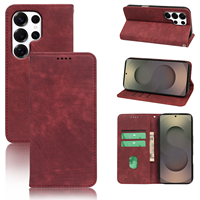 Étui portefeuille magnétique en cuir PU pour téléphone portable Samsung S26 S25 S24 S23 FE S26 S25 S23 S22 Plus S26 S25 S24 Ultra