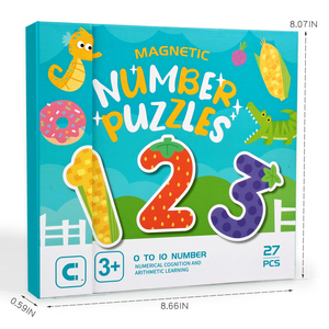 <span class=keywords><strong>Montessori</strong></span> kỹ thuật số câu đố cuốn sách Toán Học Tập số đếm thẻ đồ chơi giáo dục cho trẻ em trai cô gái - Product Image 3