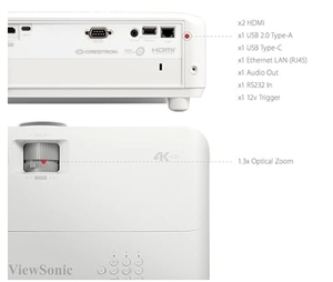 โปรเจคเตอร์4K UHD แบบพกพา240Hz HDR หลักสำหรับ HDMI USB-C 3D ลำโพงสเตอริโอ HIFI ในตัวหน้าจอโปรเจคเตอร์ Android 11 - Product Image 3