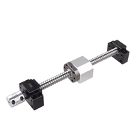 Kit de vis à billes 12 mm/SFU1204 250-1000 mm avec écrou à billes + BFBK10 + boîtier d'écrou 1204 + coupleur D20L25 pour imprimante 3D CNC