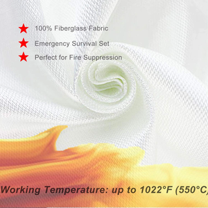 Coperta antincendio ce ,EU,BSCI,<span class=keywords><strong>BSI</strong></span>, coperta antincendio standard australiana con guanti coperta antincendio in fibra di vetro 47.2 pollici - Product Image 3