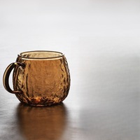 Gobelet à eau en verre transparent à grande capacité résistant à la chaleur en borosilicate élevé, pour café, lait, boissons froides, jus, avec poignée