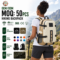 Sac à dos de randonnée grande capacité 37 litres avec housse de pluie pour le camping en plein air - Vente en gros