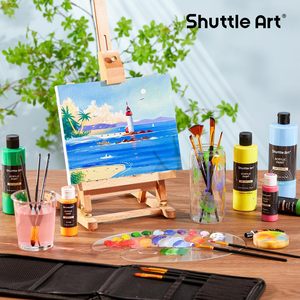 SONGWOO ART Kits de Peinture par Numéros Personnalisés DIY pour Adultes, Motif <span class=keywords><strong>Fleurs</strong></span> Sauvages de Plage, Décoration d'Intérieur, Cadeau - Product Image 6