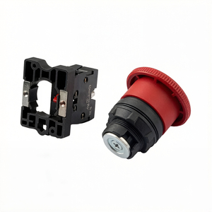 Botones de Parada de Emergencia Genuinos XA2-ES542, XB2-BS642C(ZB2BZ102C+ZB2BS64C) Tipo Hongo Rojo 30mm con Reinicio por Rotación 1NC, Nuevo Stock - Product Image 4