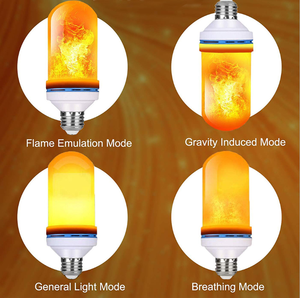 96led <span class=keywords><strong>LED</strong></span> bóng đèn ngọn lửa hình bốn chế độ trang trí g cảm biến đèn <span class=keywords><strong>LED</strong></span> cho nhà - Product Image 4