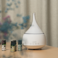 Diffuseur d'huiles essentielles professionnel pour la maison, 300 ml, 16 lumières changeantes de couleur, minuterie intelligente, bouton tactile, brume fraîche