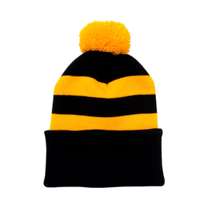 Wholesale Custom <strong>Beanie</strong>/100% Acrylic Your Own Embroidery Logo Fashion Knitted <strong>Beanie</strong> Hat Custom Winter Hat With <strong>Pom</strong> <strong>Pom</strong> - Product Image 2