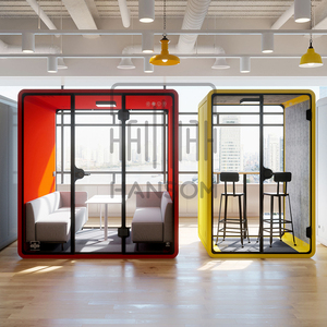 Hansom văn phòng Pod thân thiện với môi 2 người điện thoại tư nhân gian hàng Modular thiết kế cách âm gian hàng - Product Image 6