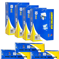 Pochettes de plastification pour cartes d'identité 300 microns 70x100mm Film de plastification BOPET/EVA pour cartes d'identité et photos 100 pièces