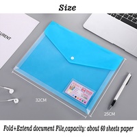 Fancy A4-carpeta de documentos de acordeón impermeable, carpeta de archivo de expansión con bolsa de sobre de marca personalizada