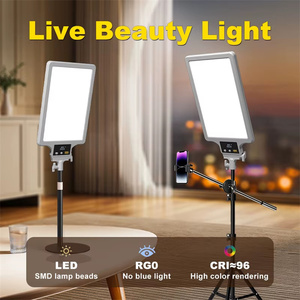 Lampe de remplissage pour photographie et diffusion en direct de 16 pouces, CRI <span class=keywords><strong>95</strong></span>+, 15W, 2500-9900K, température de couleur 3 tons, gradation progressive pour le streaming en direct - Product Image 4