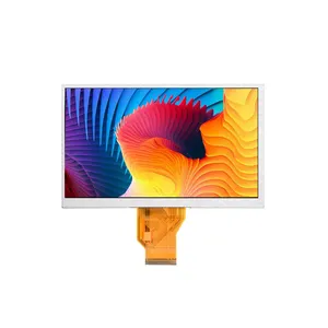 Harga Murah Kualitas Tinggi Paralled RGB 24-Bit HX8264 + HX8664 Driver Grafis 800RGB * 480 Dot-Matrix 7 Inci Tft Lcd Display 800x480