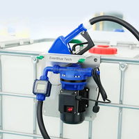 Pompe de distribution d'AdBlue électrique 30L/min 110V/220V, kit de pompe de transfert de carburant portable DEF pour réservoir IBC de 1000L, pompe à solution d'urée