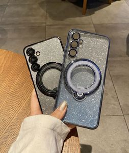 Recentemente popolare <span class=keywords><strong>Cover</strong></span> morbida viola gradiente per <span class=keywords><strong>Samsung</strong></span> Galaxy A15 custodia per telefono con supporto magnetico glitterato <span class=keywords><strong>trasparente</strong></span> - Product Image 5