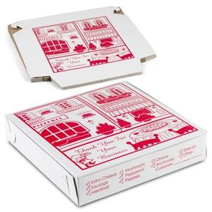 OEM fabbrica di piccole dimensioni Plain greced <span class=keywords><strong>Pizza</strong></span> ricicla scatola di carta pranzo con il prezzo più economico - Product Image 3