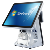 Terminal Punto de Venta Todo en Uno de 15 Pulgadas con Intel J1900 Quadcore, Windows 10, Pantalla Táctil Capacitiva de 10 Puntos, Resolución 1024x768, WIFI Integrado