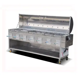 Charcoal grill with rotisserie BBQ trailer designs