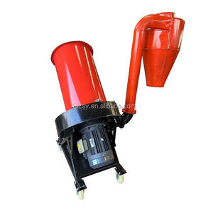 Farm Use Mobile Animal Feed Processing Machine Dry Wet <strong>Grass</strong> Straw Grain Hammer Mill Grinder Crusher With Cyclone <strong>Hopper</strong> - Product Image 2