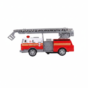 Camión de Bomberos de Metal Fundido a Presión de 5.5 Pulgadas, 144 Piezas, 12 Unidades por Caja, Modelo Duradero - Product Image 2