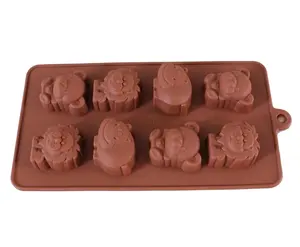 3D Silicone khuôn giấy nến bánh trang trí sô cô la Cookie xà phòng moldes fondant cắt cho bánh trang trí Baking Pastry công cụ