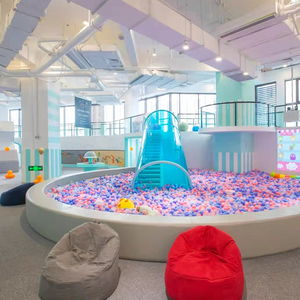Peralatan bermain anak-anak, disesuaikan, peralatan bermain dalam ruangan lembut untuk tempat bermain anak besar dalam ruangan, taman hiburan dengan seluncur - Product Image 6
