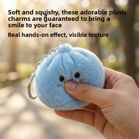 Meilleures ventes : Jouet en peluche en forme de boulette de riz dessin animée Old Eight-53, mini poupée anti-stress, petit pendentif, breloque de sac et porte-clés, pour 14 ans et plus