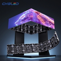 Écran LED flexible étanche IP65 P3.9 avec protection des coins, écran LED d'intérieur pour location, idéal pour les tournées