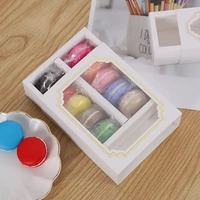 Boîte de rangement en papier couché avec fenêtre et fermeture magnétique pour biscuits, aliments pour animaux, aliments pour bébés, chewing-gums, sushis – Style rustique, recyclé