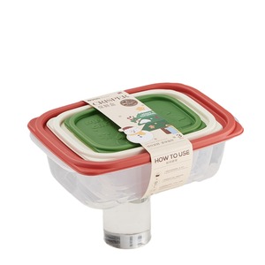 Caja de sellado de alimentos transparente de gran capacidad, refrigerador de cocina de mantenimiento fresco de Navidad, almacenamiento de frutas y verduras, ocasión de fiesta - Product Image 5