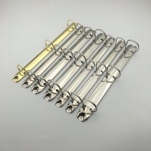 Office 285mm <b>O</b> Ring 1/2 Inch Mini Ring Notebook Mechanism Metal Silver Clamp A4 A5 B5 Loose Leaf Binder Rings With Boosters - Product Image 2